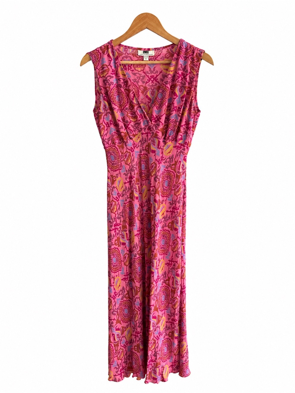 Vintage Diane Von Furstenberg Sleeveless Maxi Dress Y2K